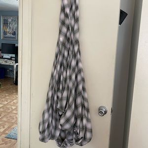 McQ Alexander McQueen Halter Dress Boho Plaid